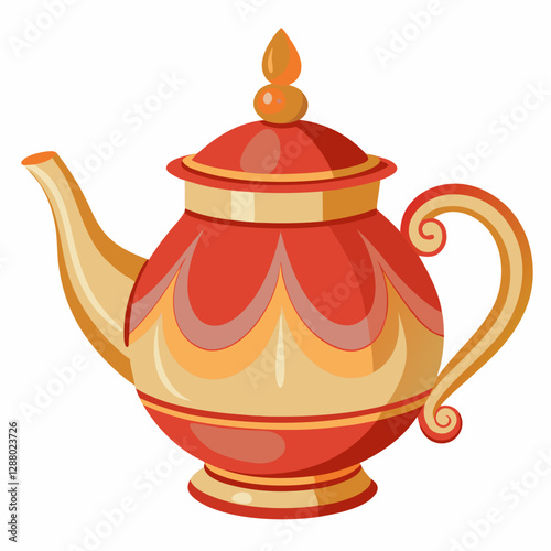 elegant ceramic teapot 