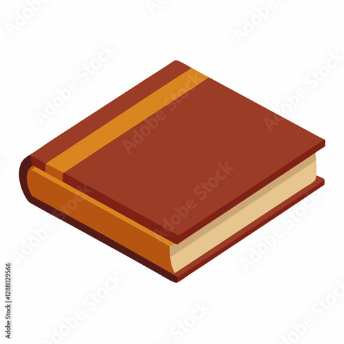 classic hardcover book with blank cover
