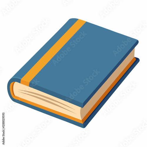 classic hardcover book with blank cover