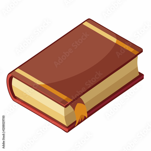 classic hardcover book with blank cover