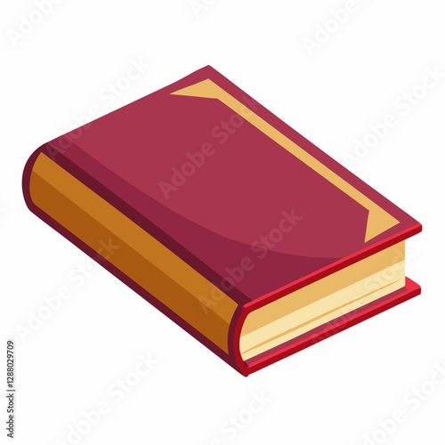 classic hardcover book with blank cover