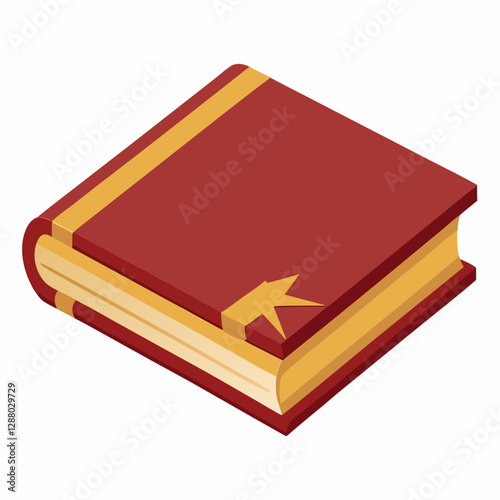 classic hardcover book with blank cover