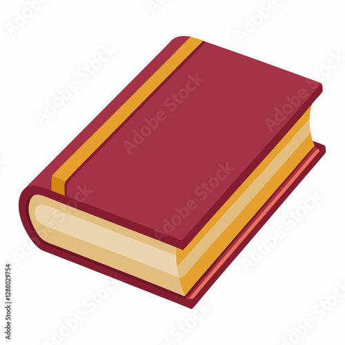 classic hardcover book with blank cover