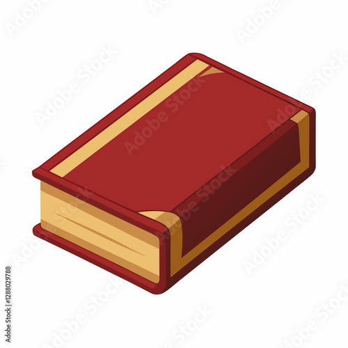classic hardcover book with blank cover