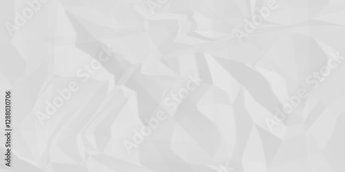 White crumpled paper texture . White wrinkled paper texture. White paper texture . White crumpled and top view textures can be used for background of text or any contents .