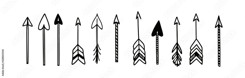 Hand-drawn doodle arrow sketch in a playful and dynamic style. Perfect for presentations, infographics, design elements, directions, highlights, and creative projects. Hand-drawn doodle arrow sketch in a playful and dynamic style. Perfect for presentations, infographics, design elements, directions, highlights, and creative projects.