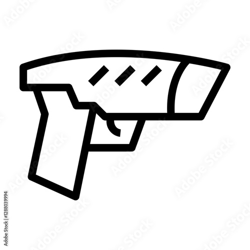 laser gun Line Icon