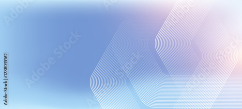 Modern medical or health care scientific abstract background with hexagons. Geometric stripe line art design for poster, brochure, cover, banner, header, website, presentation template