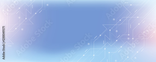 Digital tech motherboard texture design. Creative idea AI banner concept for internet technology. Software coding. Engineering concept for poster, cover, banner, header, web, presentation template