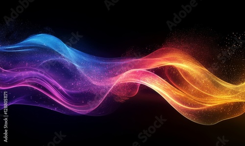 Abstract Vivid Color Flow, Generative AI