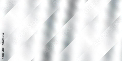 Abstract grey lines on gradient background with luxury shapes square background. Modern pattern elegant gray line template background. Vector black abstract background lines striped metallic concept.