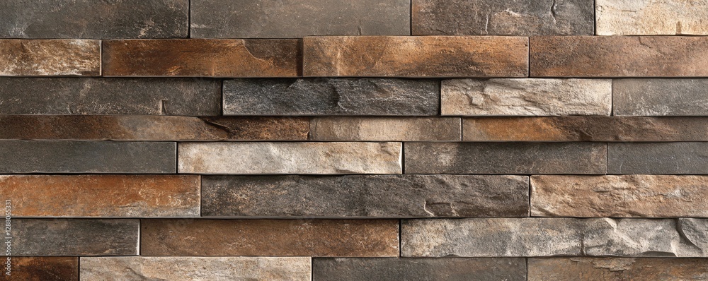 A rustic brick wall texture in warm brown hues with natural imperfections A rustic brick wall texture in warm brown hues with natural imperfections