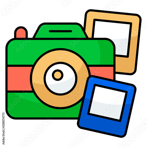 A beautiful design icon of camera