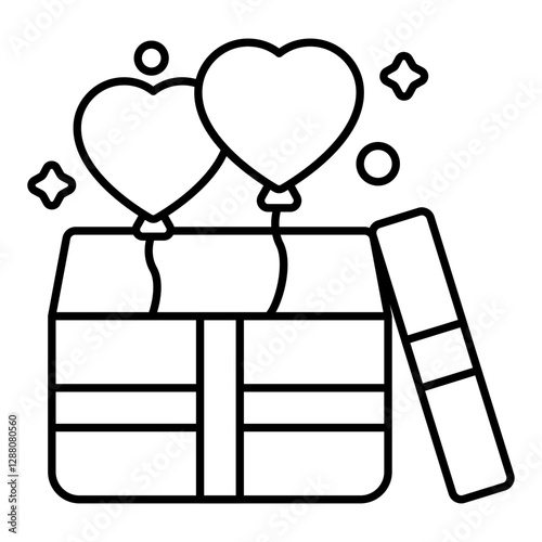Premium design icon of surprise box