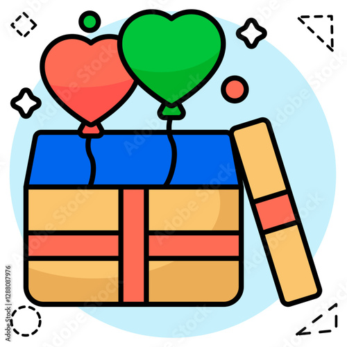 Premium design icon of surprise box