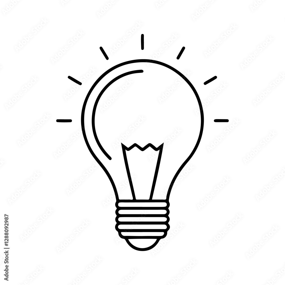 light bulb vector illustration light bulb vector illustration