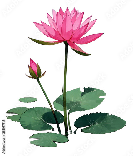 pink lotus flower