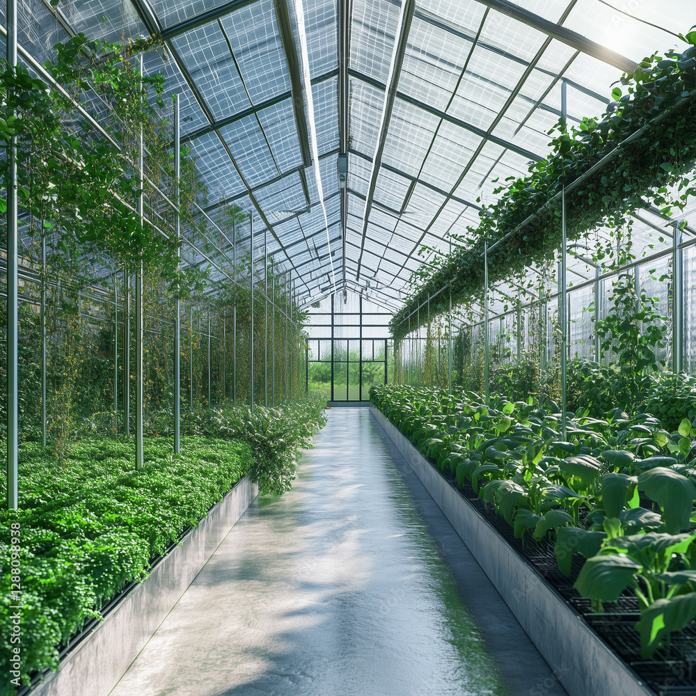 Solar-Powered Smart Greenhouse with Hydroponic Plants and Automation Solar-Powered Smart Greenhouse with Hydroponic Plants and Automation