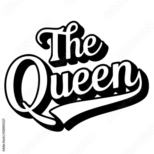 The queen quote svg
