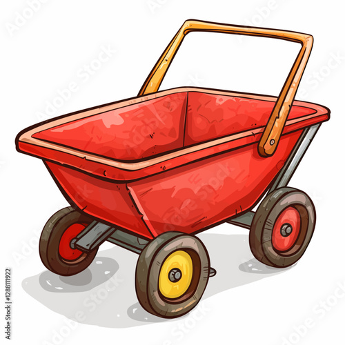 Red wheelbarrow 