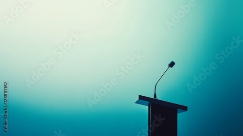 A global economist presenting a report on the impacts of money laundering at a conference. Featuring expertise and authority