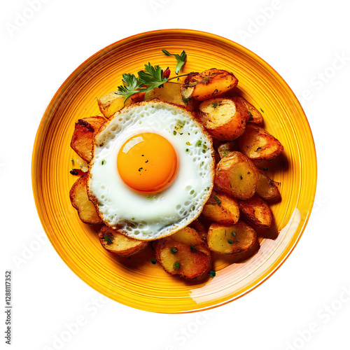 Delicious Plate of Fried Eg...