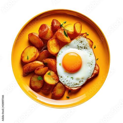 Delicious Plate of Fried Eg...