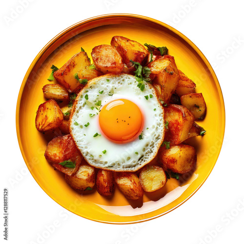 Delicious Plate of Fried Eg...