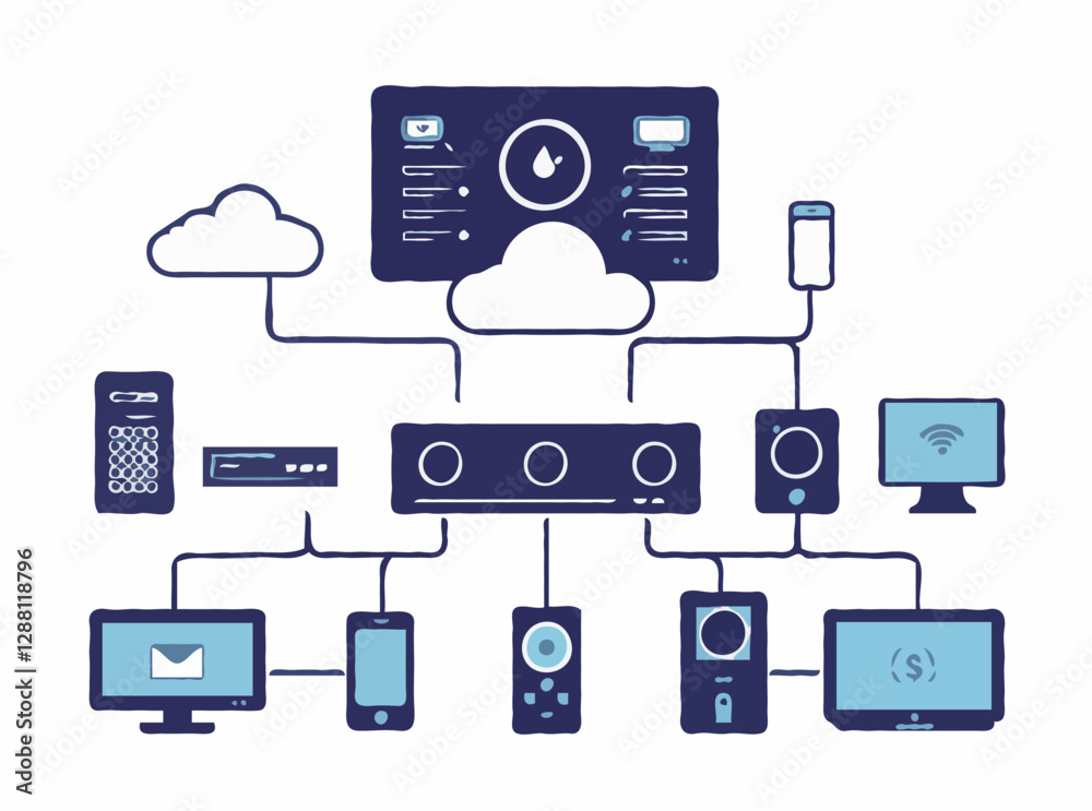 Smart Devices Network for Home Automation