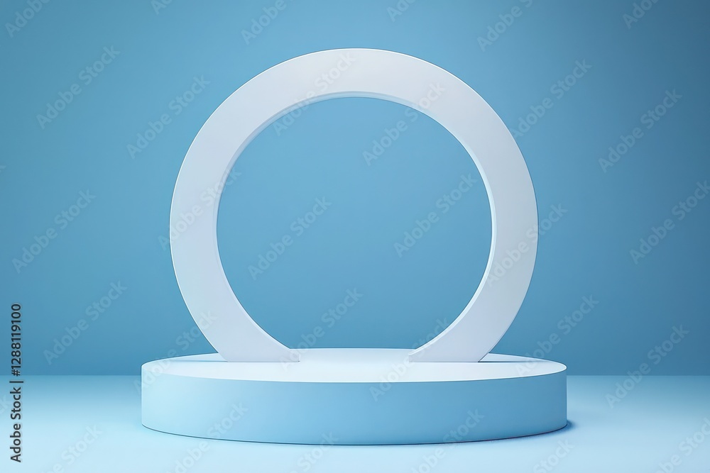 Branding text and logos fit perfectly on this clean 3D rotating podium. Branding text and logos fit perfectly on this clean 3D rotating podium.