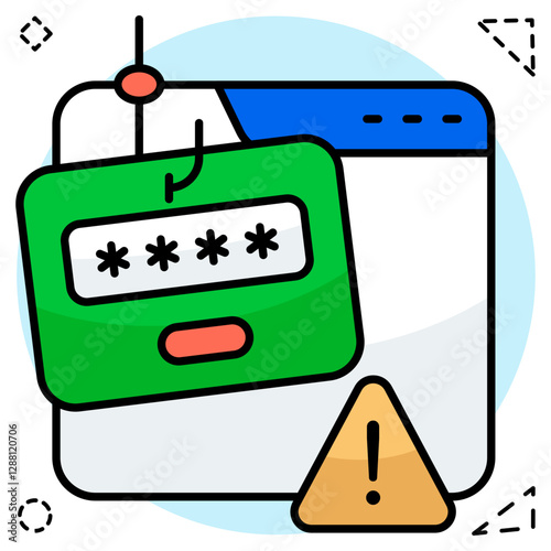 Premium design icon of web phishing