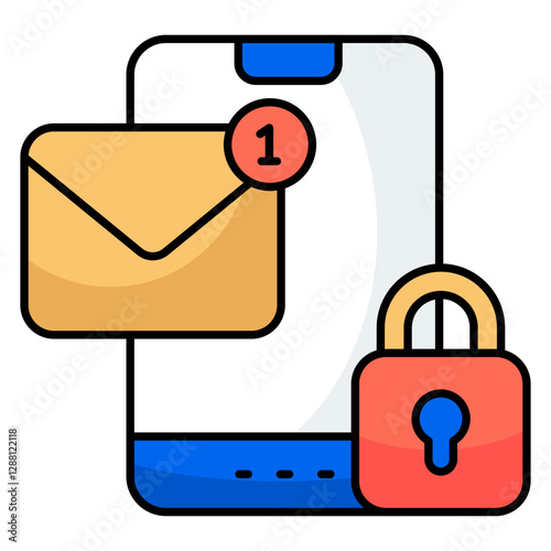 An icon design of mobile mail security