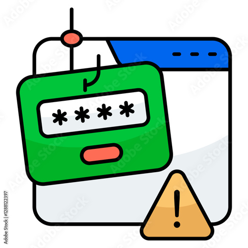 Premium design icon of web phishing