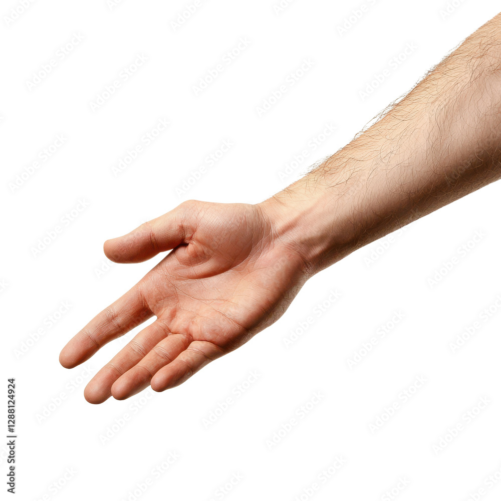 Open hand reaching out, symbolizing connection and invitation Open hand reaching out, symbolizing connection and invitation