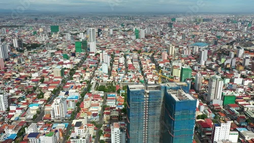 Tuol Sleng Museum Aerial Footage – Phnom Penh, Cambodia photo