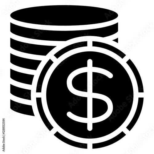 Money Coins Stack Icon