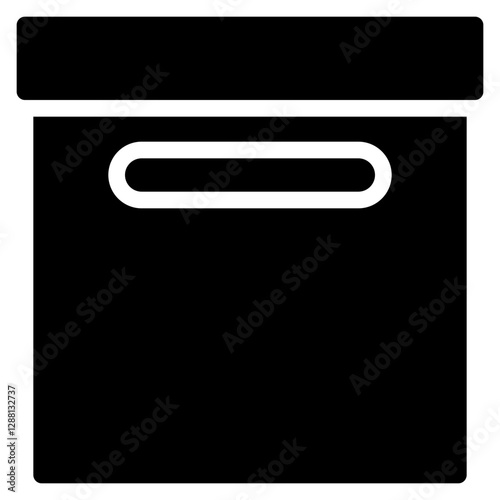 Closed Storage Box Icon