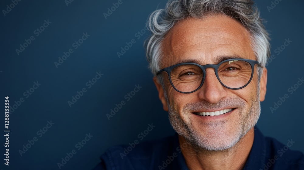 The image features a man smiling at the camera. The image features a man smiling at the camera.