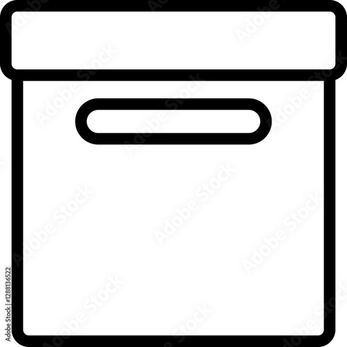 Closed Storage Box Icon