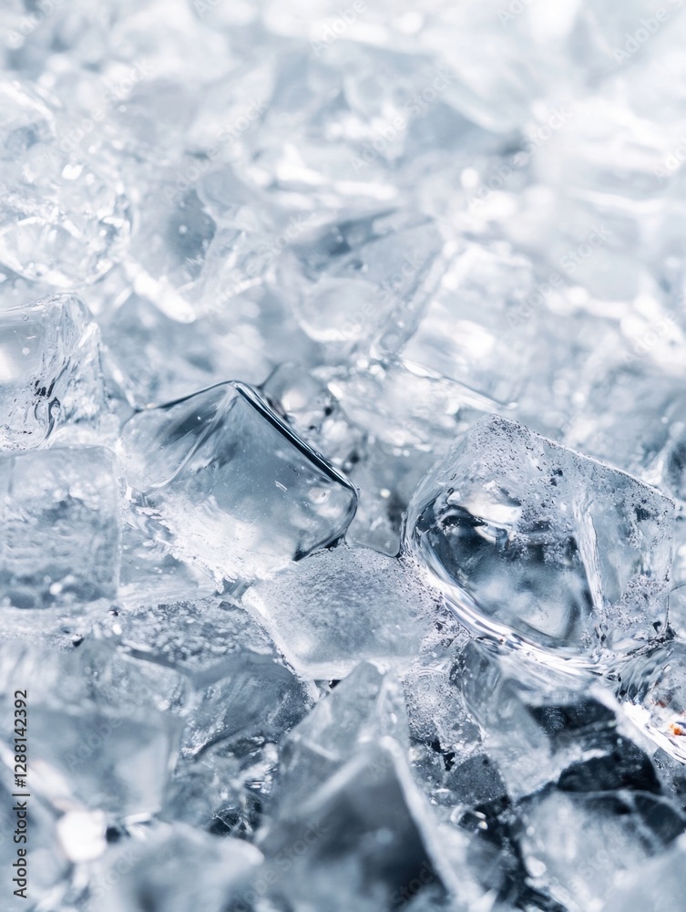 Cool and Refreshing Ice Cubes - Crystal Clear Chunks of Frozen Water, Perfect for Iced Drinks Cool and Refreshing Ice Cubes - Crystal Clear Chunks of Frozen Water, Perfect for Iced Drinks