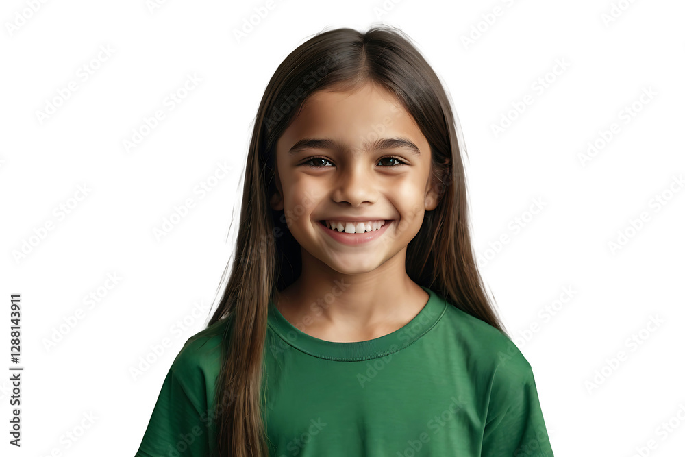 Portrait of a happy child smiling, isolated on transparent background Portrait of a happy child smiling, isolated on transparent background