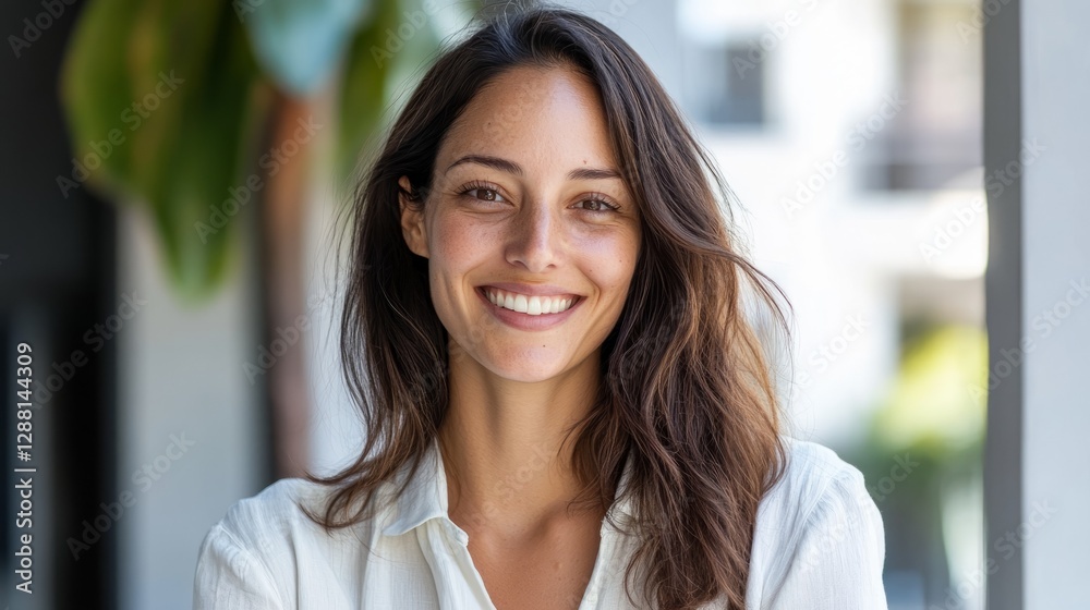 Fototapeta premium Woman posing for portrait