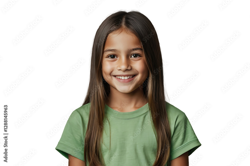 Portrait of a happy child smiling, isolated on transparent background Portrait of a happy child smiling, isolated on transparent background
