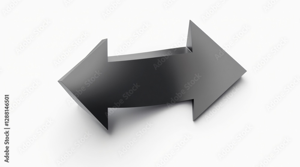 Abstract black arrow for icon Abstract black arrow for icon