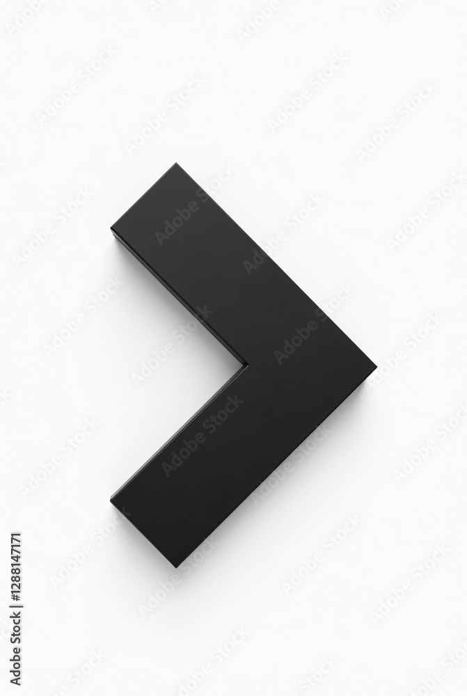 Abstract black arrow for icon Abstract black arrow for icon