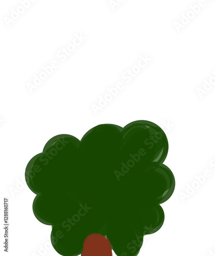 trees on fertile soil