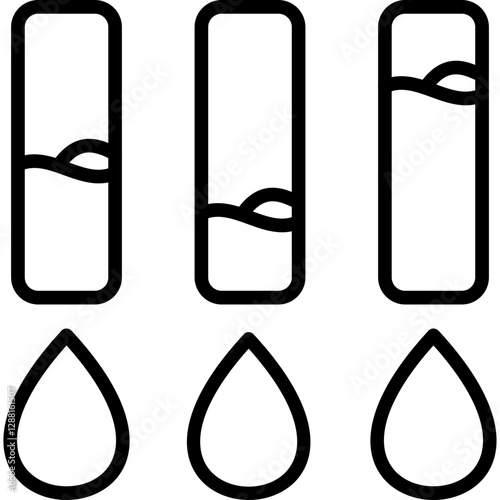 Ink Icon Vector Element