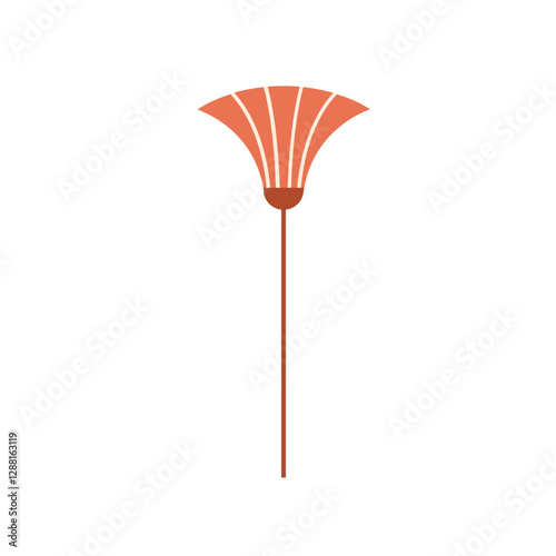 Flower in modern minimal style. line art. spring and mother day concept