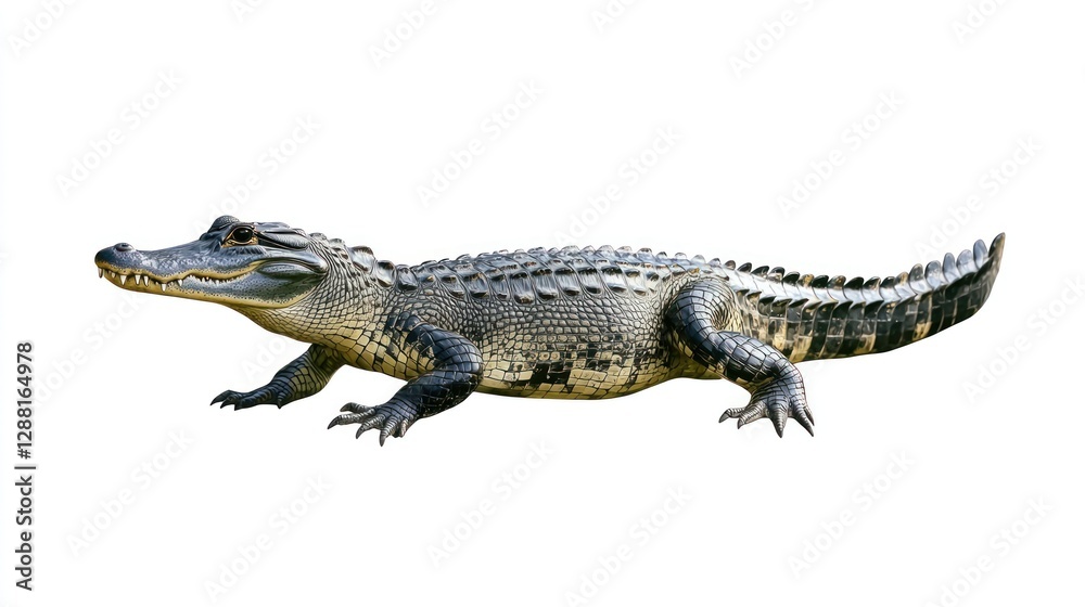 Naklejka premium American Alligator: A Majestic Reptile