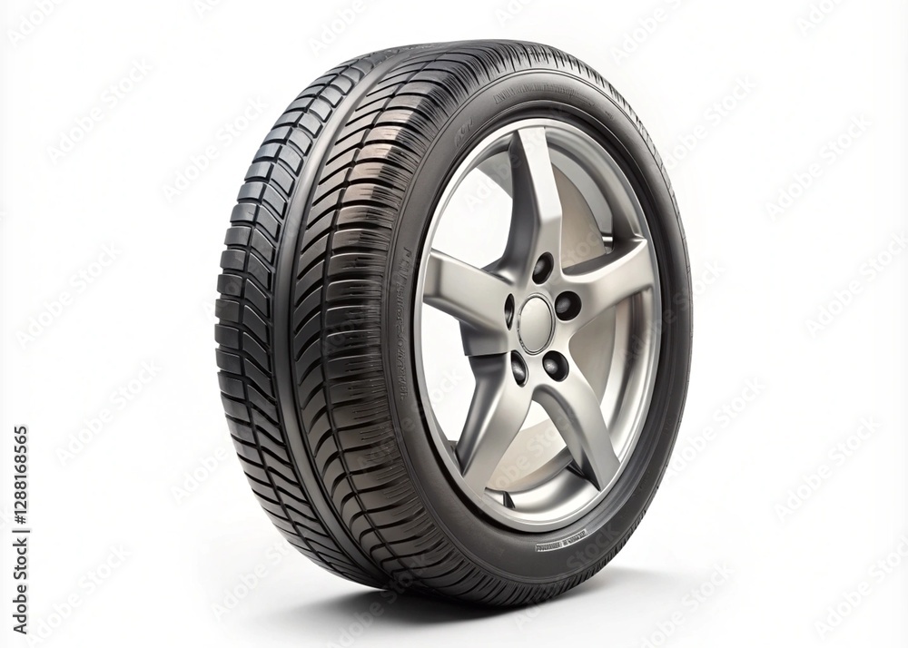Tire Car Vehicle Wheel On A White Background Tire Car Vehicle Wheel On A White Background